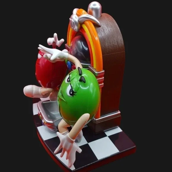 M&M rocking roll cafe candy dispenser